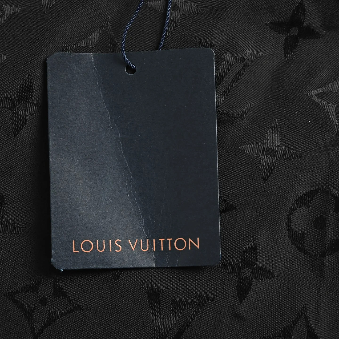 Louis Vuitton/Louis Vuitton metal logo sleeves and leather work jacket